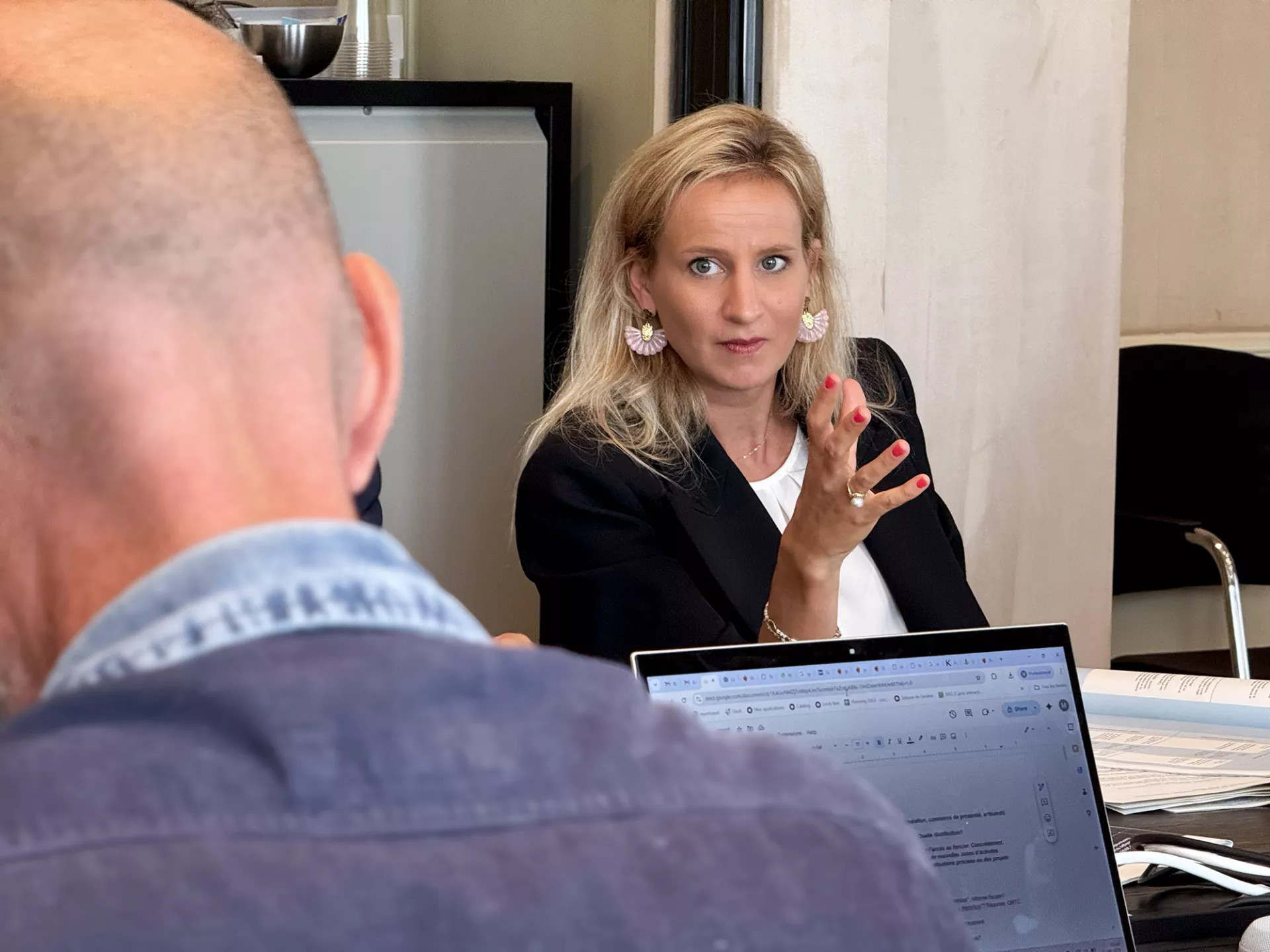 Delphine Bachmann en interview 